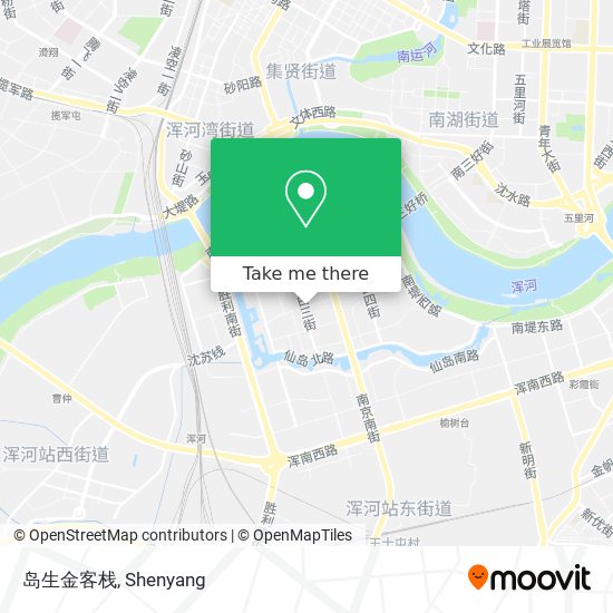 岛生金客栈 map