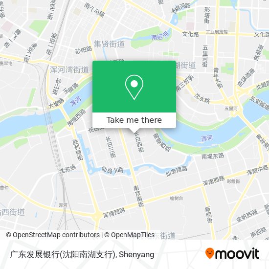 广东发展银行(沈阳南湖支行) map