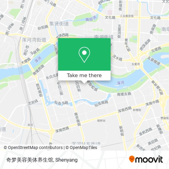 奇梦美容美体养生馆 map