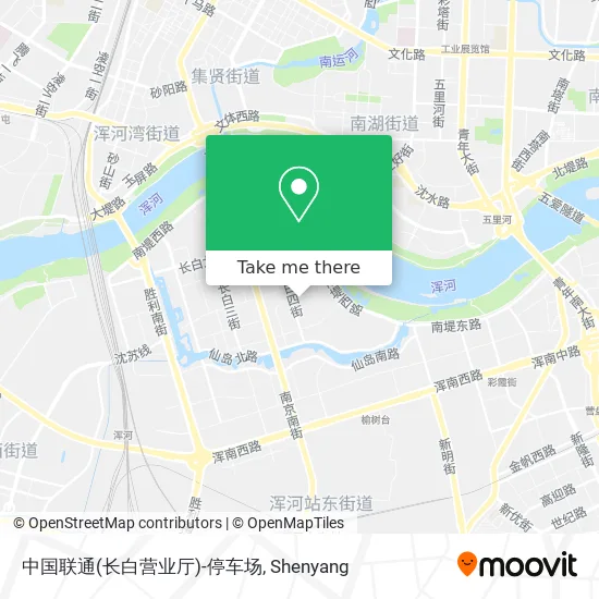 中国联通(长白营业厅)-停车场 map