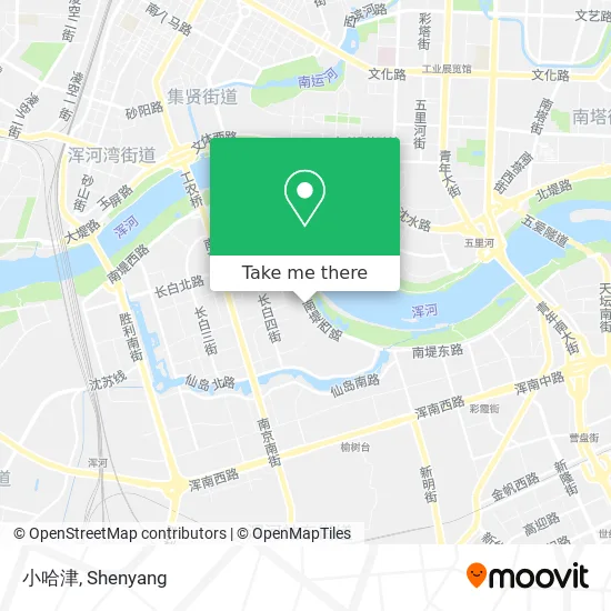 小哈津 map
