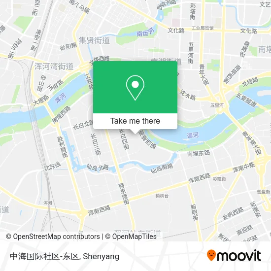 中海国际社区-东区 map