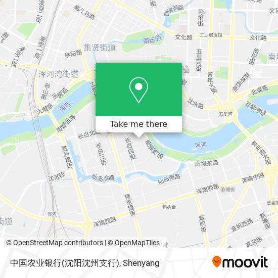 中国农业银行(沈阳沈州支行) map