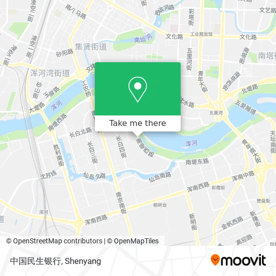 中国民生银行 map