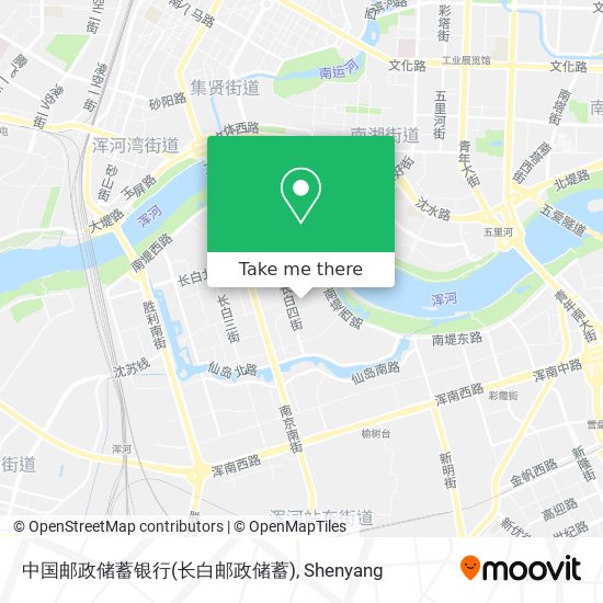 中国邮政储蓄银行(长白邮政储蓄) map