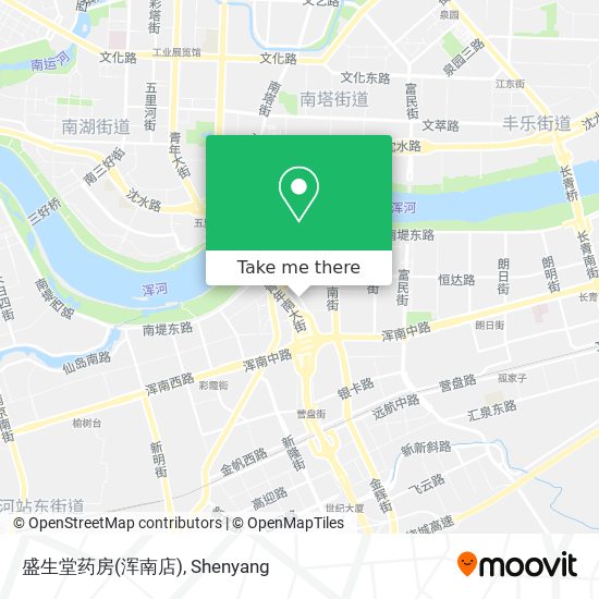 盛生堂药房(浑南店) map