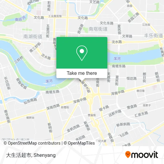 大生活超市 map