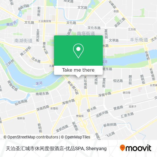天泊圣汇城市休闲度假酒店-优品SPA map