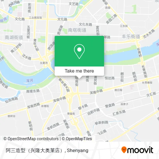 阿三造型（兴隆大奥莱店） map