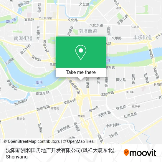 沈阳新洲和田房地产开发有限公司(凤祥大厦东北) map