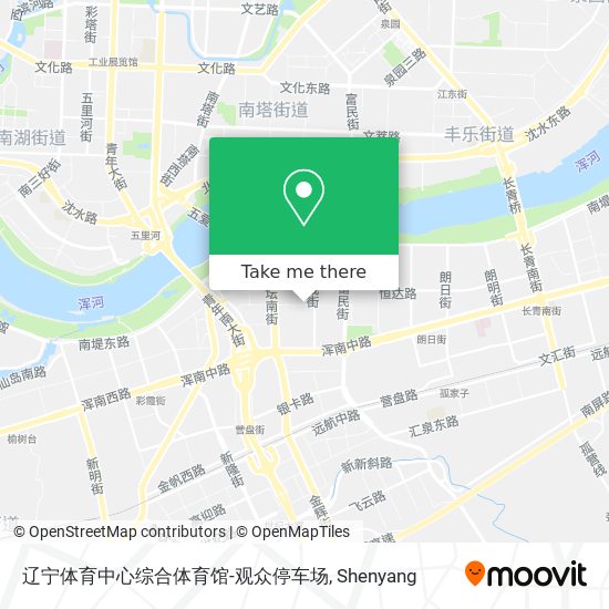 辽宁体育中心综合体育馆-观众停车场 map