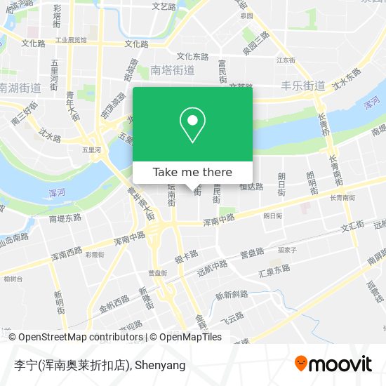 李宁(浑南奥莱折扣店) map