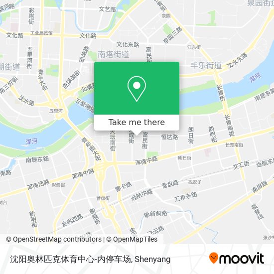 沈阳奥林匹克体育中心-内停车场 map
