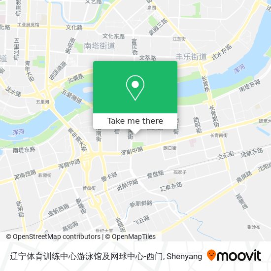 辽宁体育训练中心游泳馆及网球中心-西门 map