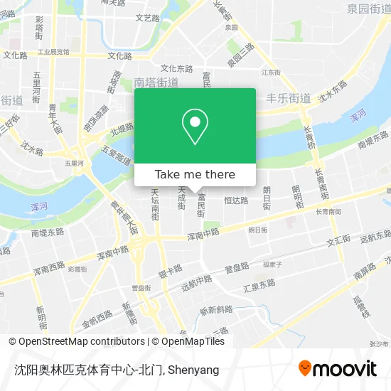 沈阳奥林匹克体育中心-北门 map