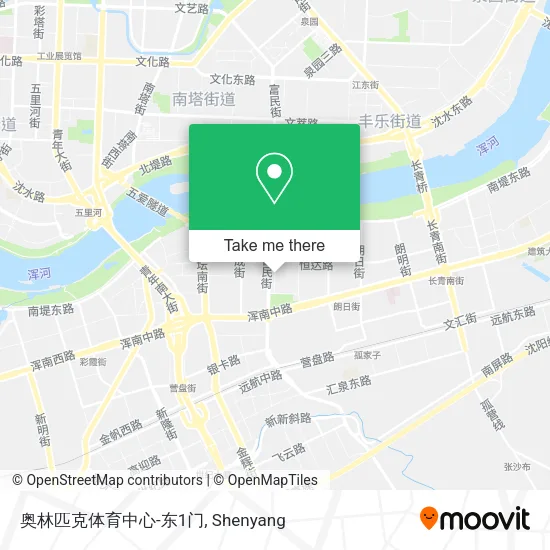 奥林匹克体育中心-东1门 map