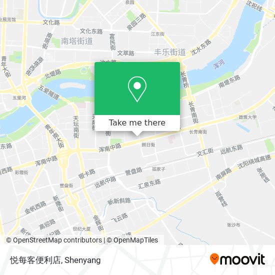 悦每客便利店 map