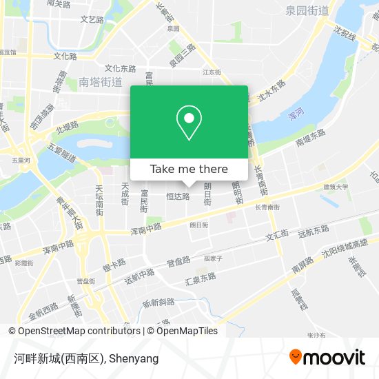 河畔新城(西南区) map