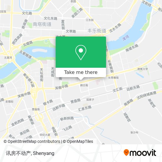 讯房不动产 map