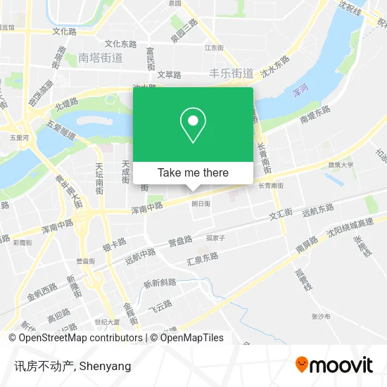 讯房不动产 map