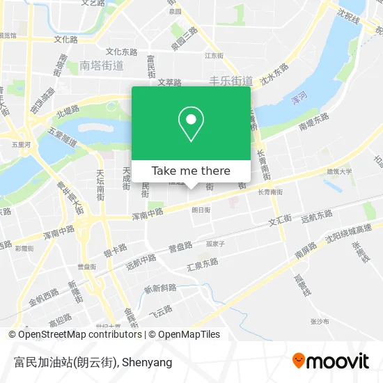 富民加油站(朗云街) map