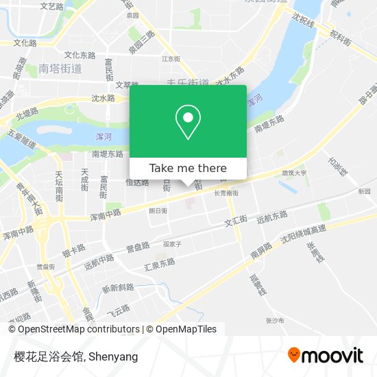 樱花足浴会馆 map