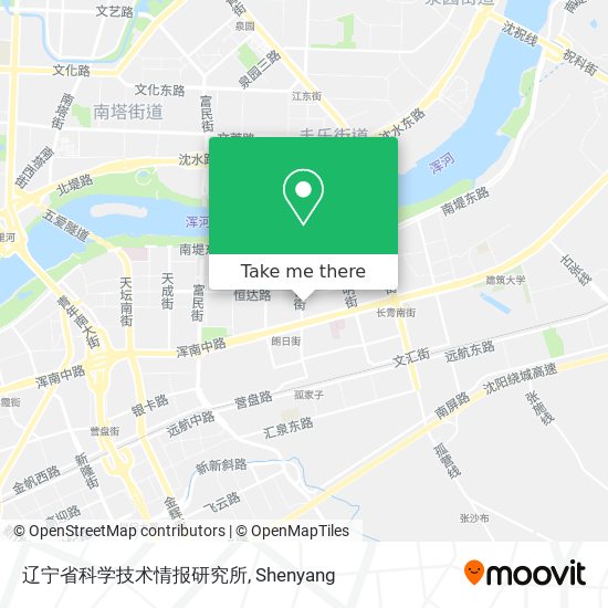 辽宁省科学技术情报研究所 map
