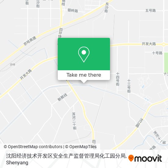 沈阳经济技术开发区安全生产监督管理局化工园分局 map