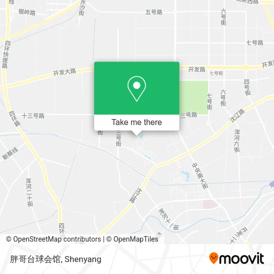 胖哥台球会馆 map