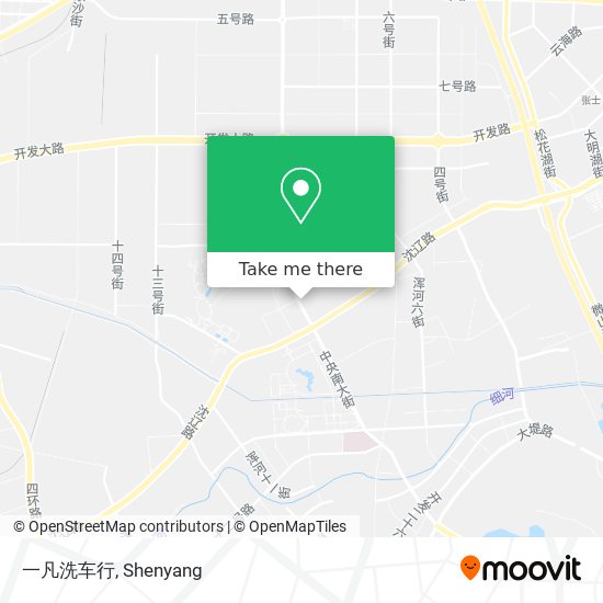一凡洗车行 map