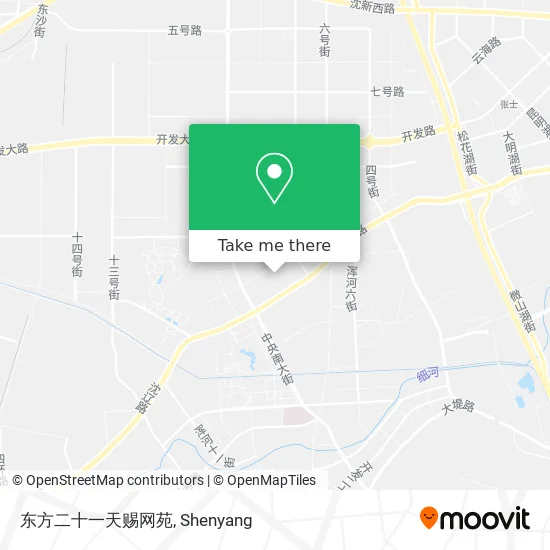 东方二十一天赐网苑 map