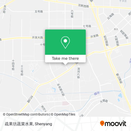 疏果坊蔬菜水果 map