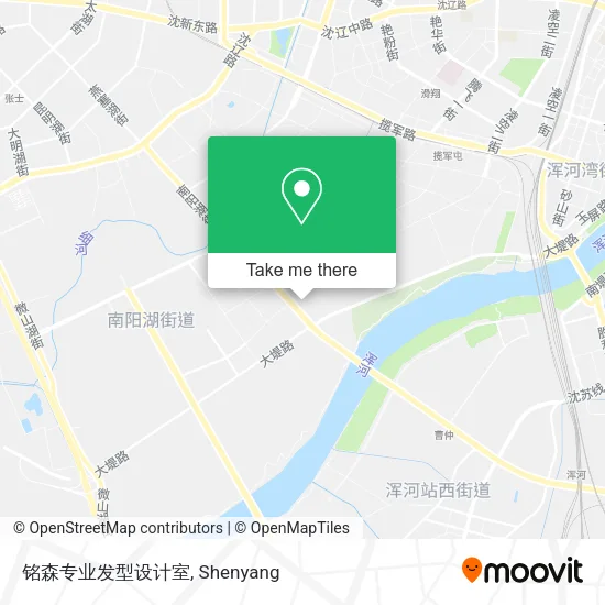 铭森专业发型设计室 map