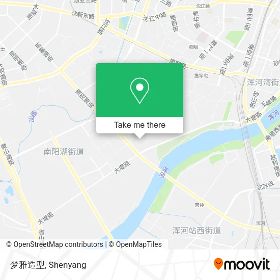 梦雅造型 map