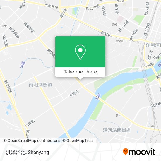 洪泽浴池 map