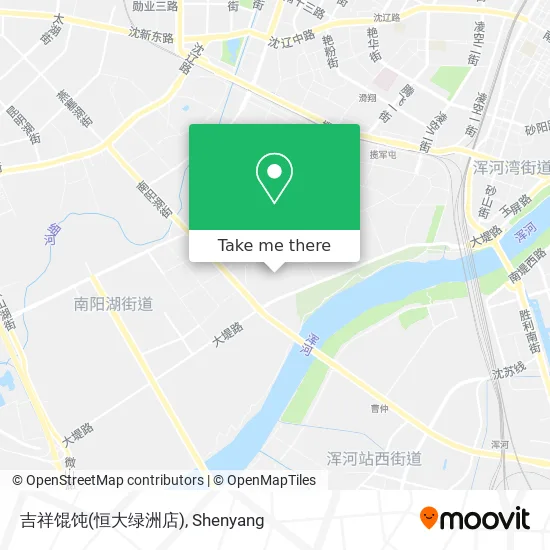 吉祥馄饨(恒大绿洲店) map