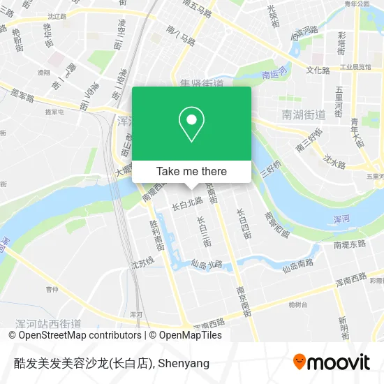 酷发美发美容沙龙(长白店) map