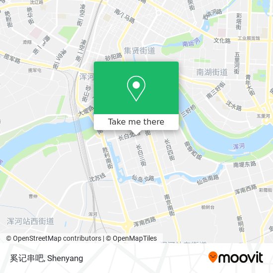 奚记串吧 map