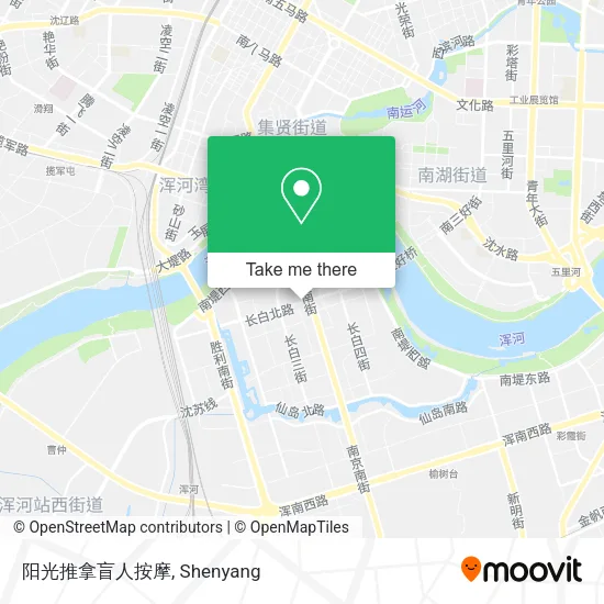 阳光推拿盲人按摩 map