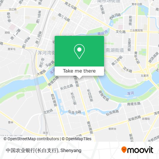 中国农业银行(长白支行) map