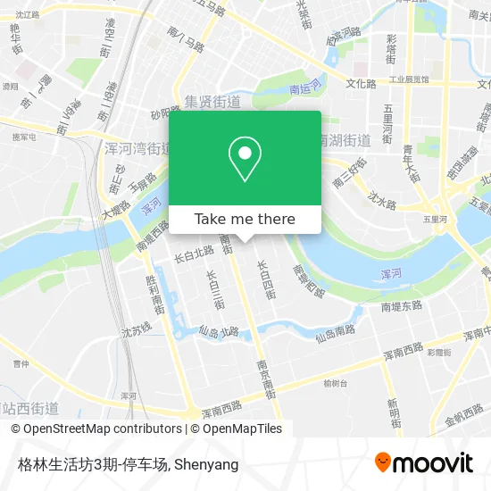 格林生活坊3期-停车场 map