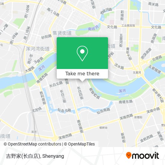 吉野家(长白店) map