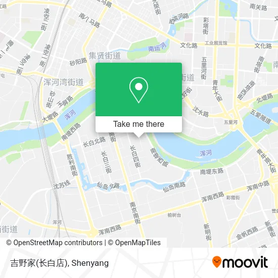 吉野家(长白店) map