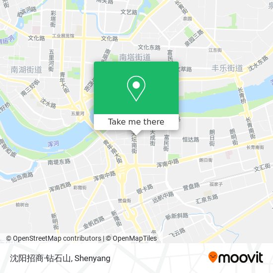 沈阳招商·钻石山 map