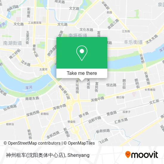 神州租车(沈阳奥体中心店) map
