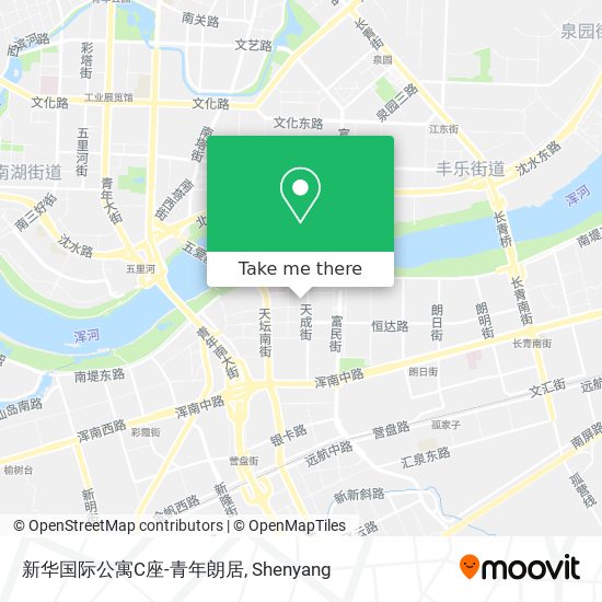 新华国际公寓C座-青年朗居 map