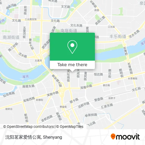 沈阳茗家爱情公寓 map