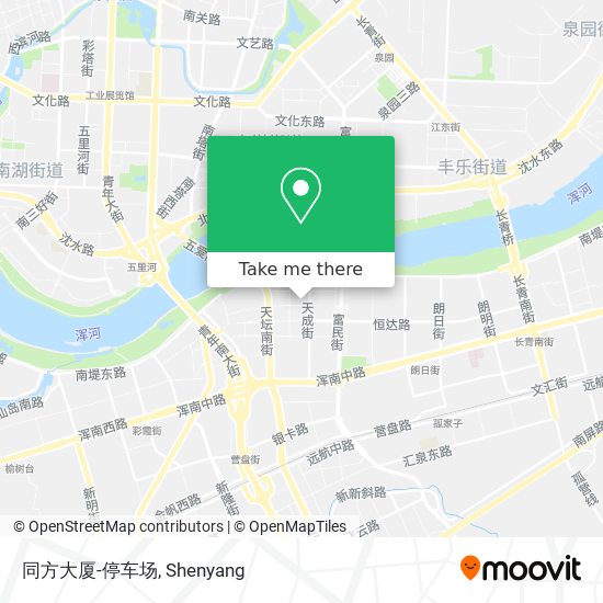 同方大厦-停车场 map