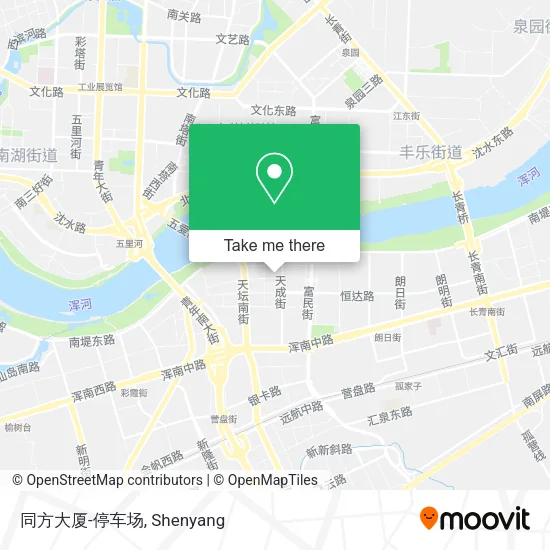 同方大厦-停车场 map