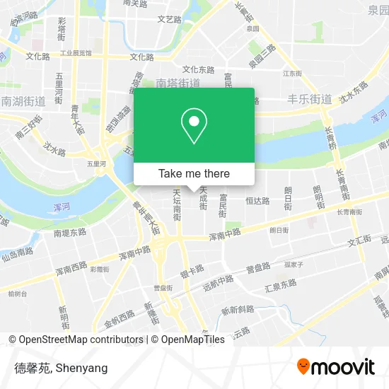 德馨苑 map